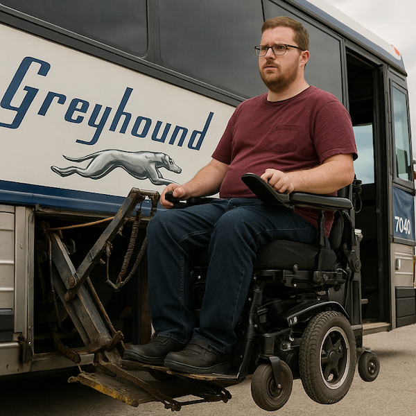 Stranded by Greyhound, Rescued by Alpha