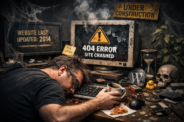 The Web Developer Who Neglected His Own Website for a Decade