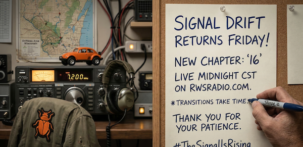 RE-ENGAGING THE CARRIER: Signal Drift is back.